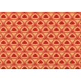 thumbnail image 1 of Ahgly Company Tapis d'Intérieur Rectangulaire Transitionnel Rouge Néon Lavable à la Machine, 6 Pieds x 9 Pieds, 1 of 7