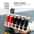 thumbnail image 2 of 3pcs Porte-Gloss Multifonctionnels Transparent Rouge à Lèvres d'Affichage Conteneurs, 2 of 7