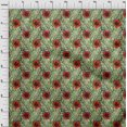 thumbnail image 4 of oneOone Silk Tabby Orange Fabric Tropical Sewing Craft Projects Fabric Prints By Yard 42 Inch Wide, 4 of 5
