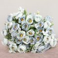thumbnail image 1 of Artificial Rose Flowers Decor Spring Rose Potted Artificial Flowers Faux Rose for Wedding Home Party, 1 of 5