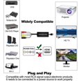 thumbnail image 4 of SVideo to HDMI Converter 3RCA AV S-Video R/L Audio Vdieo Converter Adapter Support 1080P/ 720P Compatible with WII U PS2/ PS3 STB Xbox VHS VCR Blue-Ray DVD Players, 4 of 6