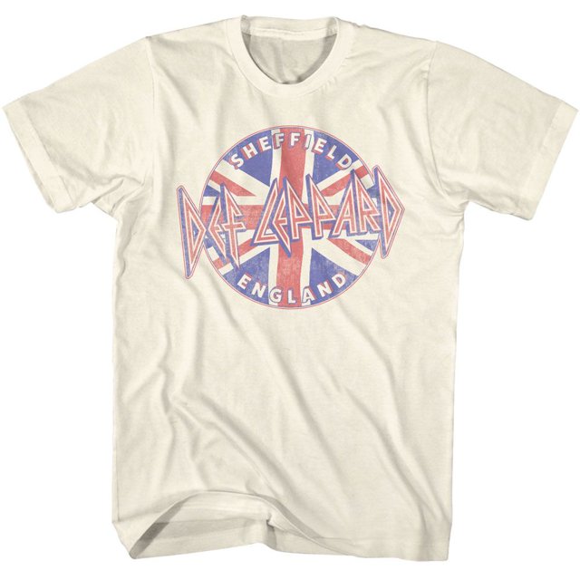 Def Leppard Def Leppard Sheffield Natural Adult T-Shirt 2Xl