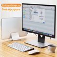 thumbnail image 4 of Vertical Laptop Stand Holder Desk Anti-slip Gravity Tablet & Phone Holder Space-Saving Desk Organizer Notebook Stand for Home Office, 4 of 8