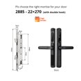 thumbnail image 2 of Door Lock, Tuya App Waterproof Smart Door Lock Aluminum Sliding Biometric lock fingerprint door handle Digital Keyless Glass lock ,Easy to Install, 2 of 7