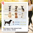 thumbnail image 3 of Foldable Pet Stroller for Small Dogs and Cats, Red Steel Frame Pet Pram with 360° Swivel Wheels, Panoramic Mesh Windows and Reflective Strips, 22 lbs Capacity for Outdoor Travel, 3 of 7