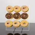 thumbnail image 3 of Reusable Acrylic Donut Stand  Crystal Clear Handmade Donut Wall On Table Rack Display for Donut Party Decorations  Baby Showers  a Birthday Party and More (9 Pillars), 3 of 9