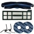 thumbnail image 1 of Roller Brush Side Brushes Filter Mop Cloths Kit For Eufy X10 Pro For Omni Vacuum, 1 of 11
