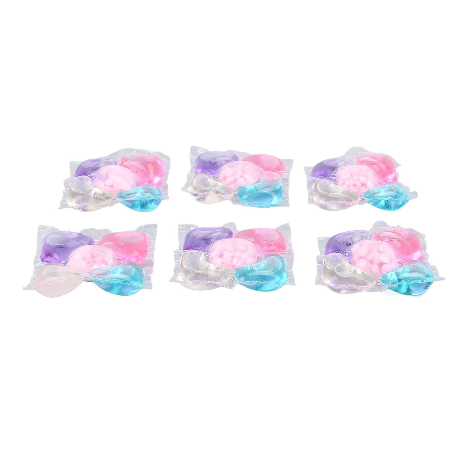 Laundry Detergent Pods, Portable 20pcs Easy To Use 5 in 1 Gentle Long Lasting Freshness Refreshing 5 in 1 Laundry Pods  for Wash Machine