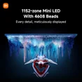 thumbnail image 4 of Xiaomi Mini-LED Moniteur de Jeu G Pro 27 Pouces 2K QHD 2560x1440, IPS Rapide, HDR 100, 180Hz 1ms, 99%DCI-P3, AMD Freesync, angle Réglable, 2x HDMI 2.0, 2x DP 1.4, Blanc, 4 of 10