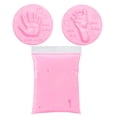 thumbnail image 1 of Arts Crafts DIY Baby Care Air Drying Soft Clay Handprint Footprint Kit for Parent Child Casting with Inkpad and Fingerprint Tool, 1 of 1