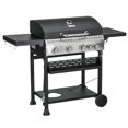 thumbnail image 1 of Outsunny Barbecue au Gaz Propane, Chariot de Barbecue Extérieur 40 000 BTU, Noir, 1 of 10