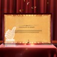 thumbnail image 4 of Shisuyan 2pcs Award Trophy Desk Crystal Trophy Decors Winner Finger Trophy Award Decorative Crystal Trophy Model, 4 of 8