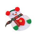 thumbnail image 1 of serony Porte-Couverts Fourchette Sac Fournitures de Vacances Accessoire DIY Vaisselle Multifonction Décorations Rouge Conteneur de Rangement Père Noël Décoration de Noël Cœur, 1 of 7