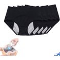 thumbnail image 1 of 5 Pcs Leakproof Panties for Over 60#s, Plus Size Leakproof Panties for Women Over 60s with Incontinence, Large Size, 1 of 9
