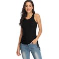 thumbnail image 1 of Beautyin Drawstring Camisole Stretchy Racerback Ribbed Tank Top for Women, 1 of 6