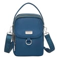 thumbnail image 1 of EGNMCR Organisateurs et Rangement de Garde-Robe, Sac Bandoulière Imperméable pour Femmes, Sac pour Téléphone Mobile à Compartiments Multiples Sac Messager pour Femmes Sac Décontracté en Toile Oxford Sac pour Femmes Épaule Bandoulière Rangement, 1 of 2