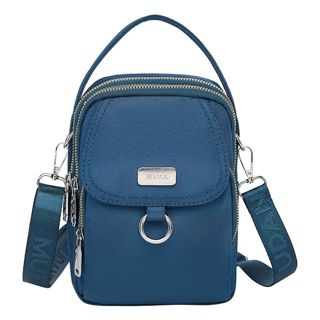 EGNMCR Organisateurs et Rangement de Garde-Robe, Sac Bandoulière Imperméable pour Femmes, Sac pour Téléphone Mobile à Compartiments Multiples Sac Messager pour Femmes Sac Décontracté en Toile Oxford Sac pour Femmes Épaule Bandoulière Rangement