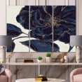 thumbnail image 2 of Designart Dark Rose Gilded Gold Canvas Wall Art, 2 of 2