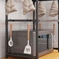 thumbnail image 5 of RKSTN storage shelves Countertop Microwave Thickened Shelf Oven Compartment Shelf Kitchen Spice Towel Shelf, 5 of 5