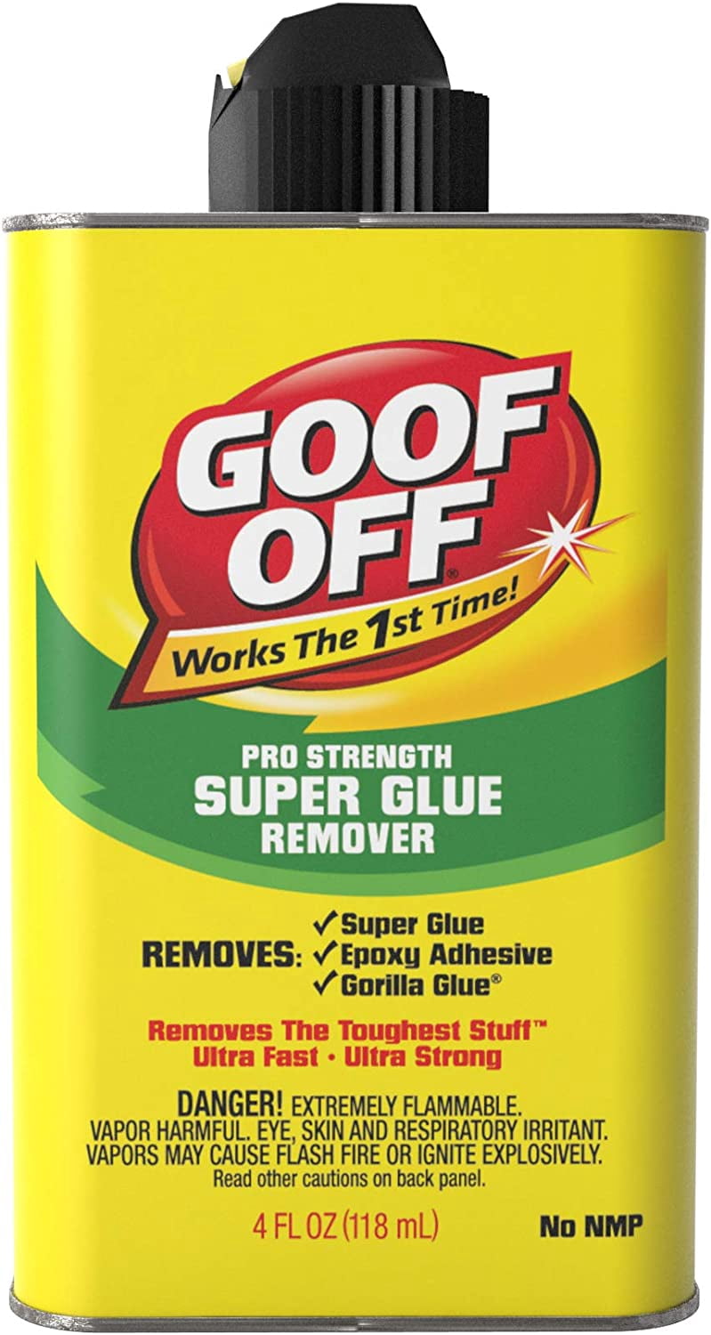 Goof Off Super Glue Remover - 4.5 oz. can, Yellow (FG678)