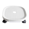 thumbnail image 2 of Rbaofujie Universal Wheel Round Plastic Base Mobile Flowerpot Tray Thickened Resin Universal Wheel with Brake Strap Water Box Drawer Tray with Wheel Flower Support, 2 of 5
