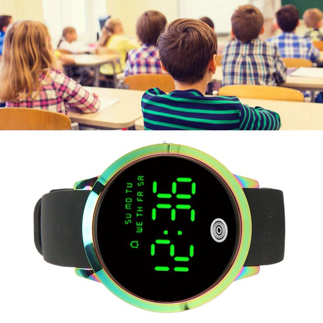 ULTRA THIN DIGITAL Watch, Men Backlit Alarm Sports Watch Waterproof 50M, Fine Workmanship, Ideal Gift