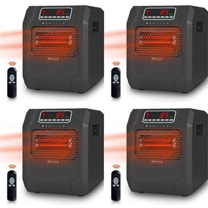 VOLTORB Électrique Space Chauffe-eau avec télécommande & Mode du ventilateur uniquement (4 Boîte)