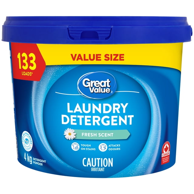 Great Value Fresh Scent Laundry Detergent, Value Size, 133 Loads