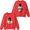Red, variant on Sombr Merch I Barely Know Her Album Crewneck Sweatshirt Fashion Men Women Long Sleeve