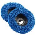 thumbnail image 4 of Disque de Ponçage pour Peinture, Disque de Retrait de Rouille; Disque de Retrait de Rouille; Disque de Meulage, Roue de Polissage en Acier Inoxydable, Bleu, 100 mm, Trou Intérieur 16 mm, 4 of 9