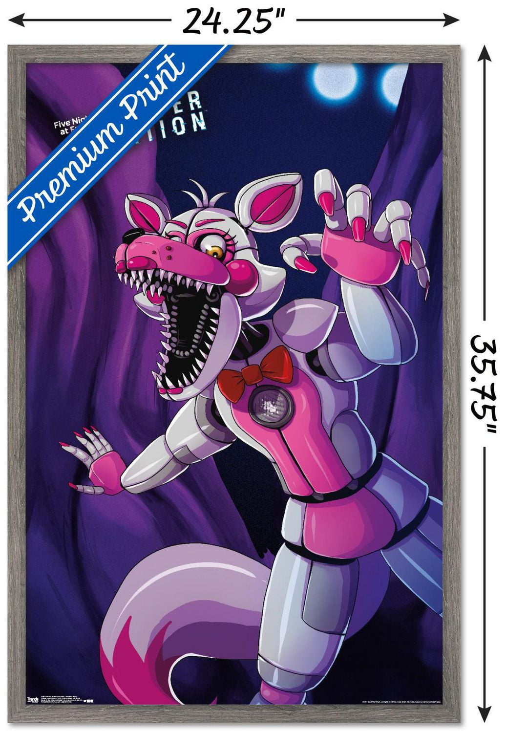 Five Nights at Freddy's: Sister Location - Funtime Foxy Wall Poster