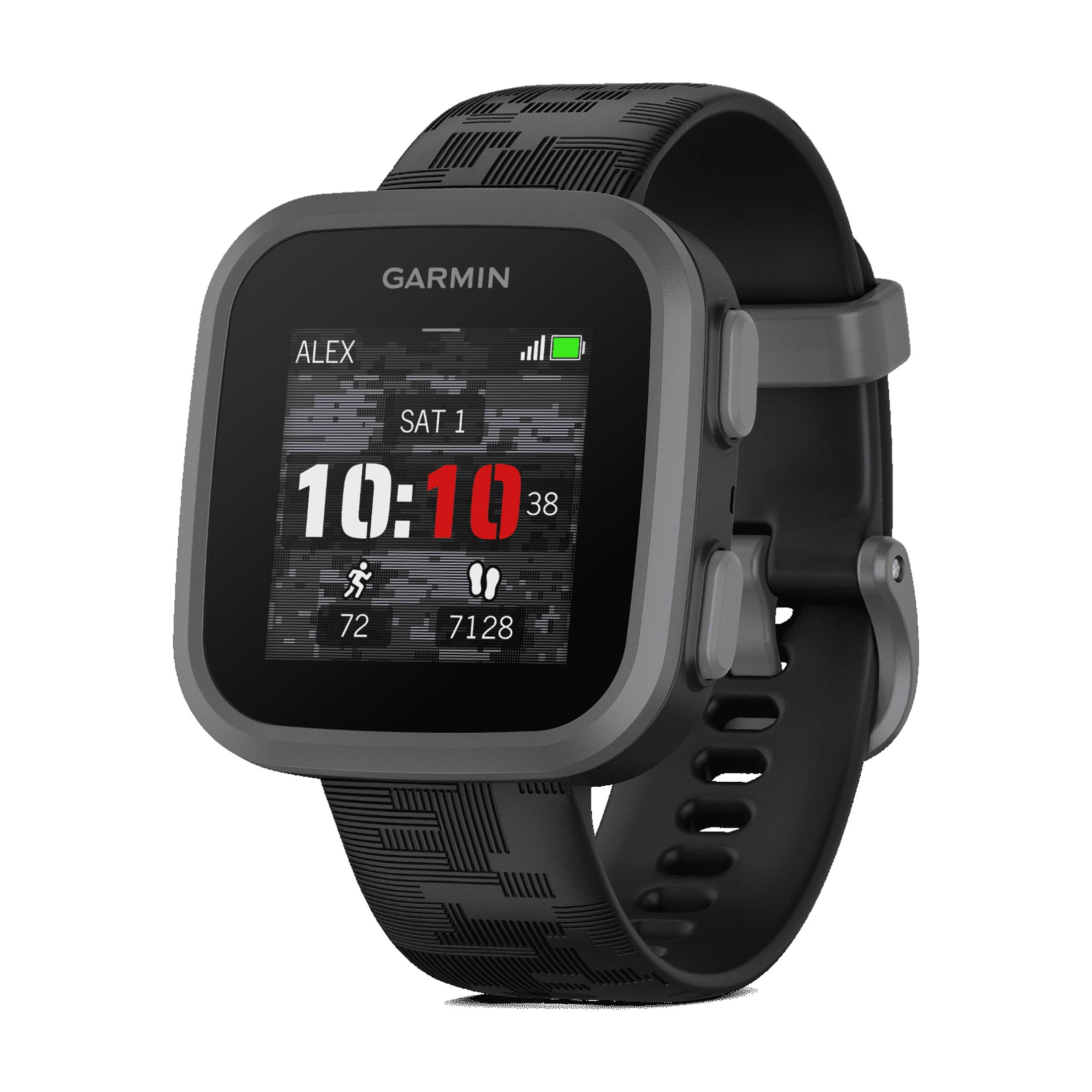 Garmin Bounce, Kids Smartwatch, Two-Way Text and Voice Messaging, Location Tracking, Black Camo