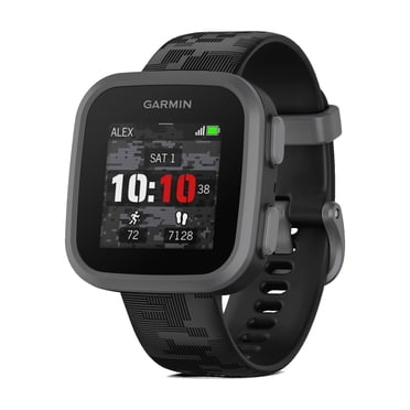 Garmin Bounce, Kids Smartwatch, Two-Way Text and Voice Messaging, Location Tracking, Black Camo