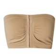 thumbnail image 2 of Yuyuzo Strapless Bras for Women Front Closure Wireless Full Coverage Push up Seamless Everyday Bras, 2 of 7