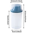 thumbnail image 3 of Airtight Dry Food Dispenser with Measuring Cup and Funnel Spout for Kitchen Pantry Organization, 3 of 4