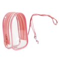 thumbnail image 4 of Xuanheng Clear Figure Display Bag Doll Display Bag for Collectors Action Figures Doll Pink and Rope, 4 of 8