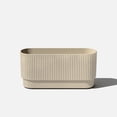 thumbnail image 1 of Veradek Demi Series 30" Long Plastic-Stone Planter - Sand, 1 of 10