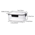 thumbnail image 4 of Dvruxg Food Storage Containers, Meal Prep Containers, Lunch Box with Airtight Lids, Kitchen Organizers and Storage for Leftovers, 4 of 5