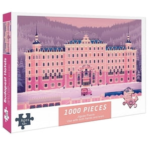 Jigsaw Puzzle 1000 Pieces for Adults Toy Game Gift (Budapest Hotel)