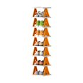 thumbnail image 3 of Birdeem Multi-Layer Letter Shoe Rack, Small Shoe Cabinet for Household Doorstep Balcony, and Economical Folding Shoe Rack for Student Dormitories, 3 of 5