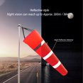 thumbnail image 3 of Windsock Lightweight Polyester Wind Measurement Sock Bag for Outdoor Farm Industry Red 100cm, 3 of 7