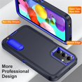 thumbnail image 3 of for Samsung Galaxy A15 Case, Samsung Galaxy A15 Phone Case with Built in Kickstand, Shockproof/Dustproof/Drop Proof Heavy Duty Military-Grade Rugged Protective Cover for Samsung Galaxy A15,Blue, 3 of 8