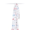 thumbnail image 3 of Lulujo - Baby Muslin Cotton Swaddle Blanket, Nursing/Stroller Cover, 3 of 5