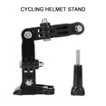 thumbnail image 4 of Transemion Flexible Helmet Bracket Helmet Accessories with Buckle Adjustable Mount Curved Rubber Arm Base Support 4K Action Camera Part 1Set, 4 of 5