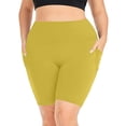 thumbnail image 1 of Wlynlyn Plus Size Biker Shorts for Women High Waisted Compression Yoga Tights Quick Dry Workout Shorts, 1 of 6