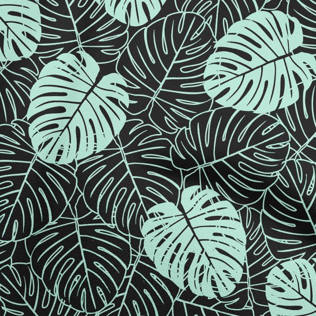 oneOone Rayon Light Blue Fabric Tropical Craft Projects Decor Fabric Printed By The Yard 56 Inch Wide