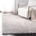 thumbnail image 1 of SAFAVIEH Berber Ellie Geometric Diamonds Shag Area Rug, 1 of 5
