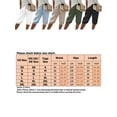 thumbnail image 2 of MAWCLOS Women's Bermuda Shorts Elastic Waist with Drawstring, Sky Blue, L, 2 of 2