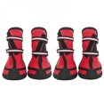 thumbnail image 1 of Pet Waterproof Rain Shoes for Medium Large Dogs Multi Colors Optional Dog Rain Boots Red XL, 1 of 6