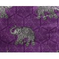 thumbnail image 4 of oneOone Tissu Viscose Georgette Imprimé Éléphant au Mètre 42 Pouces de Large, 4 of 4